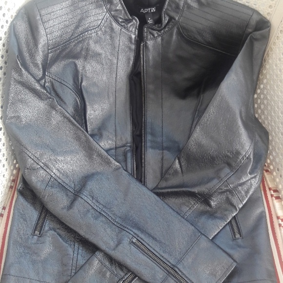 APT.9 Leather Jacket - Picture 6 of 6